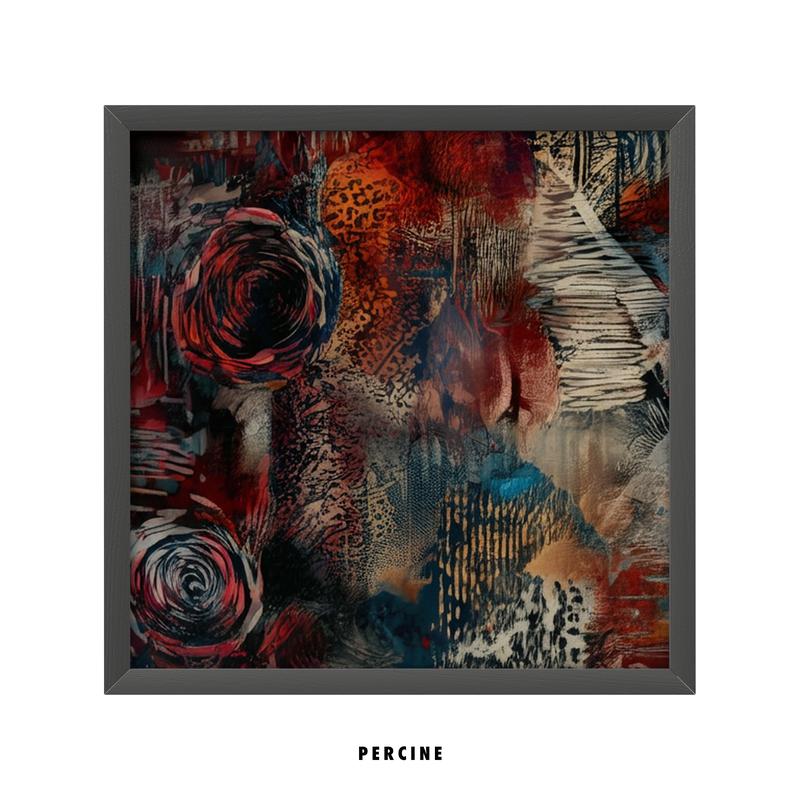 Vivid Chaos Canvas Symphony Premium Semimatte Poster