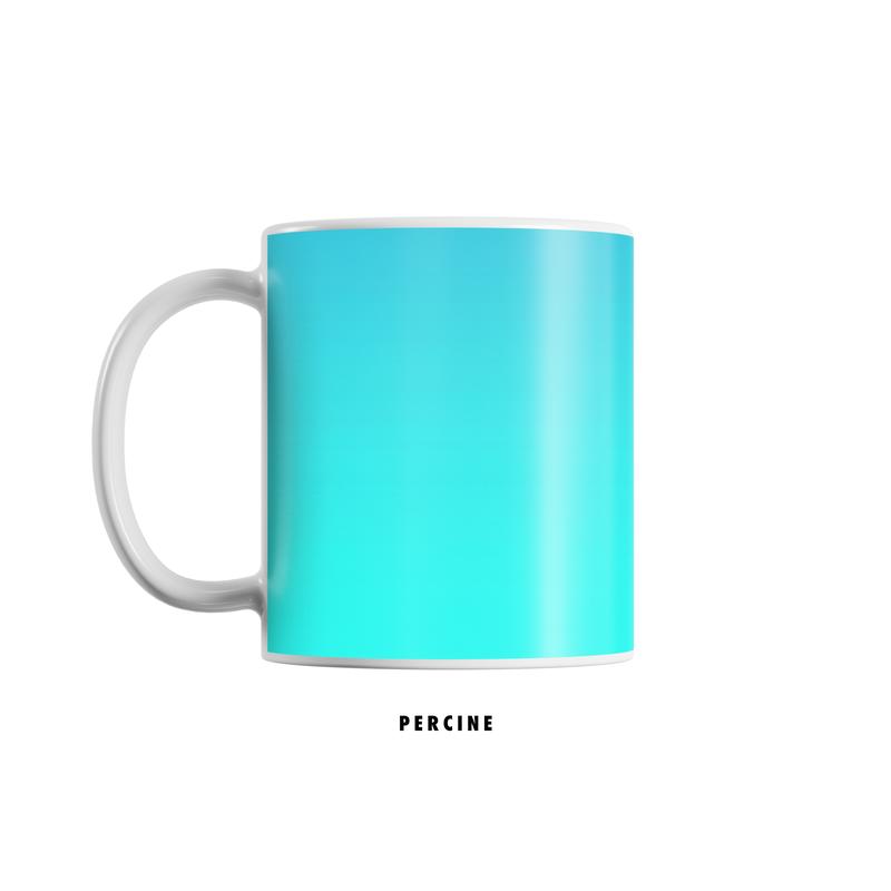 Azure Tranquility Essence White Glossy Mug