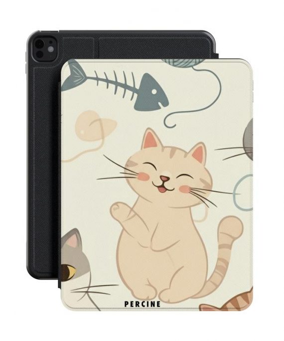 Feline Whimsy Delight iPad cases