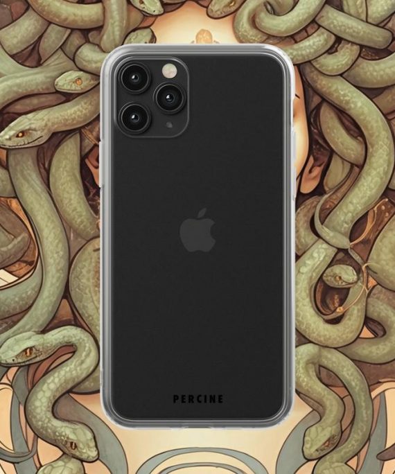 Opulent Serpentine Reverie Clear Phone Case