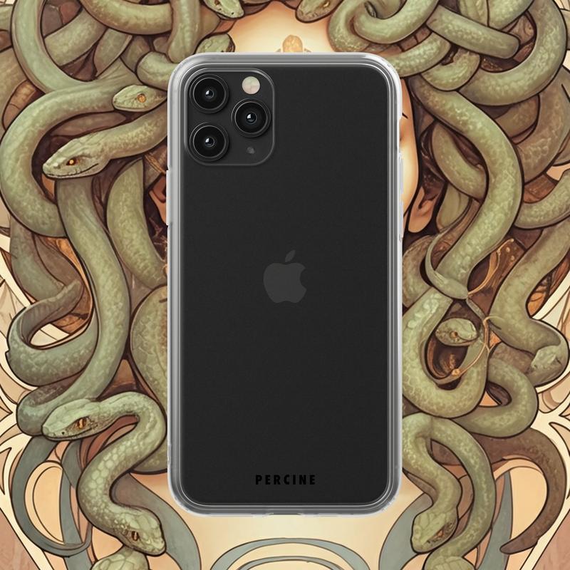 Opulent Serpentine Reverie Clear Phone Case