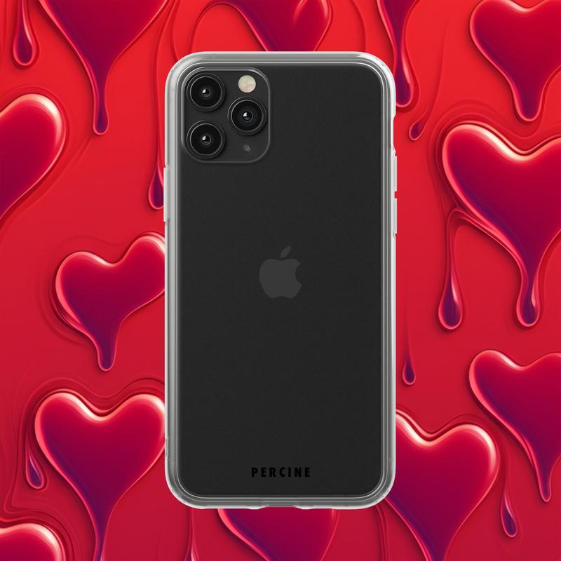 Ethereal Amour Cascade Clear Phone Case