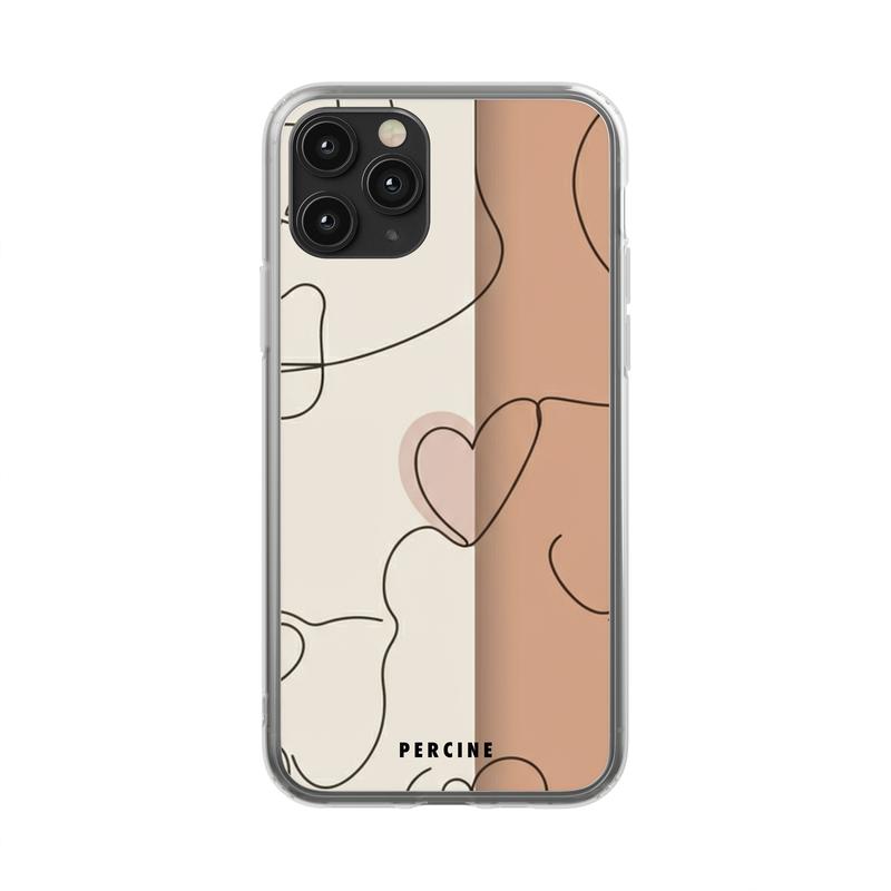 Eternal Heart Trails Clear Phone Case - Image 2