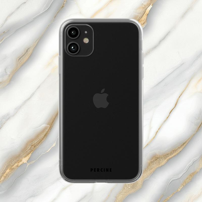 Elysian Marbled Elegance Clear Phone Case - Image 3