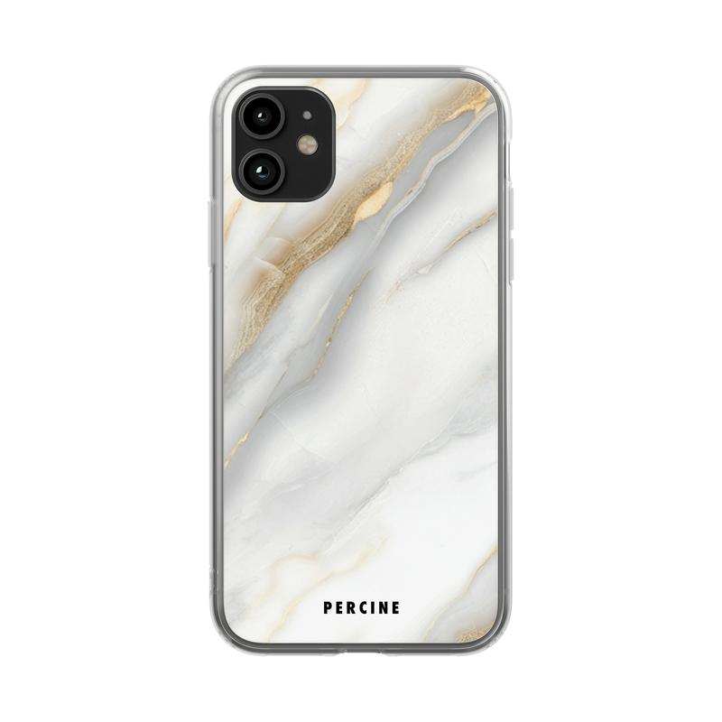 Elysian Marbled Elegance Clear Phone Case - Image 4