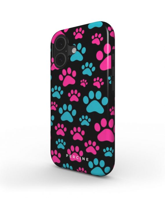 Minimalist Paw Pattern Telefono dėkliukas