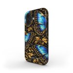 Blue Exotic Butterflies Telefono dėkliukas