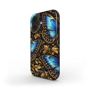 Blue Exotic Butterflies Telefono dėkliukas