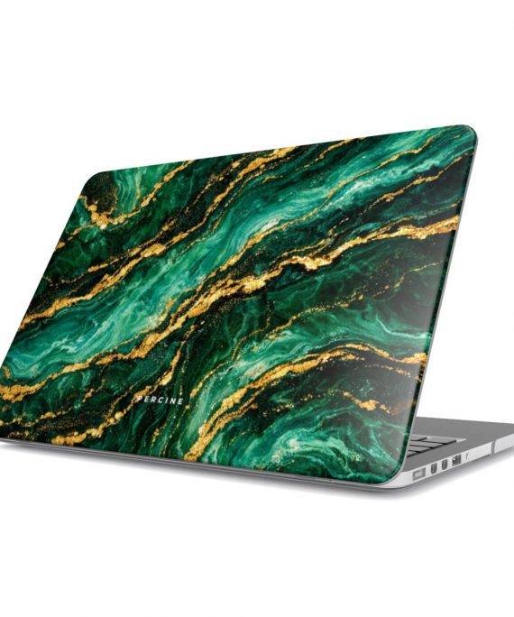 Emerald Green Marble Macbook dėklas