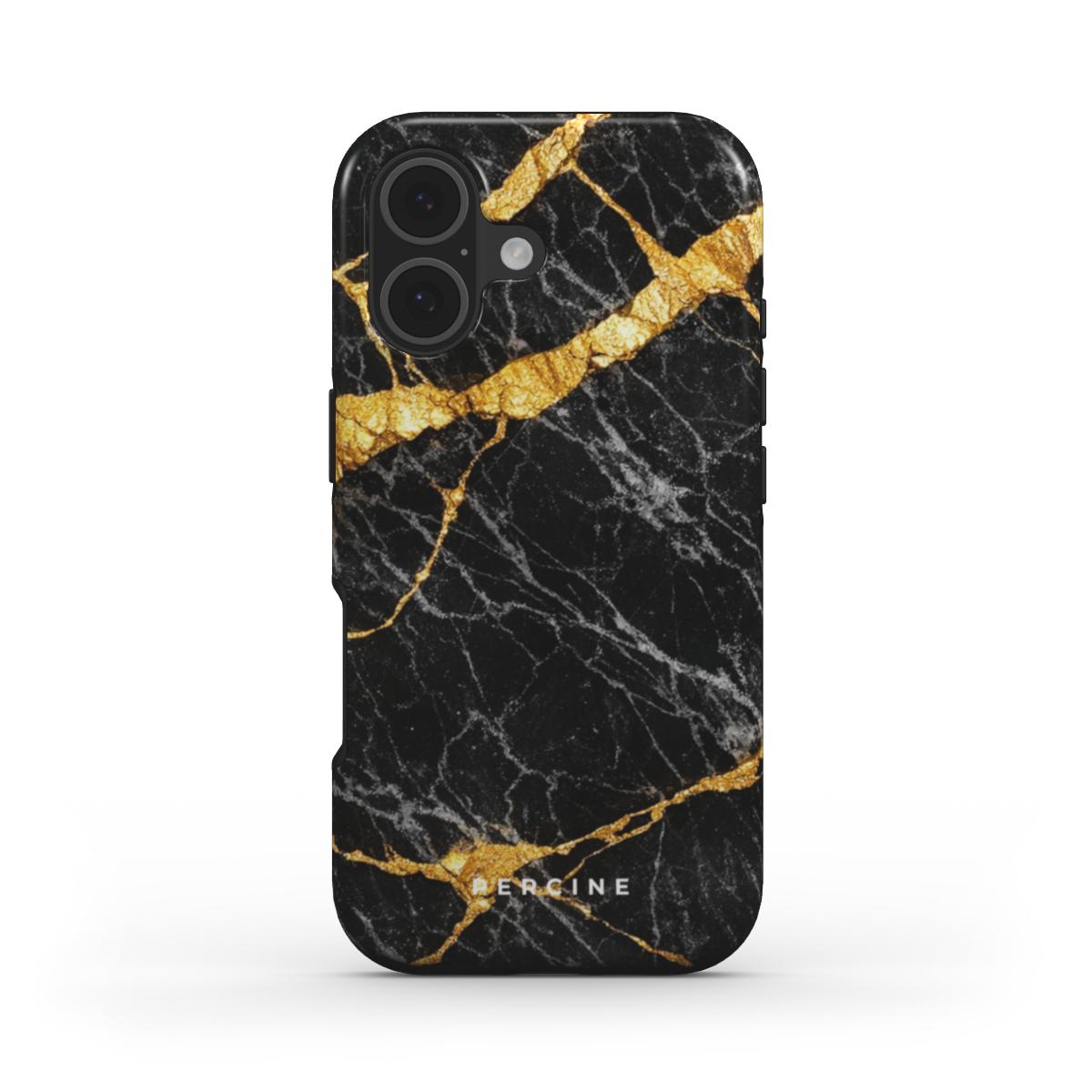 Golden Black Marble Telefono dėkliukas - Image 2