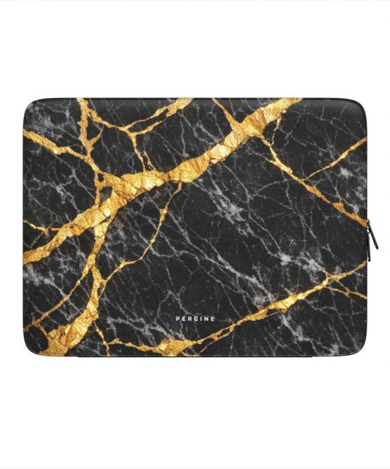 Golden Black Marble Macbook įmautė