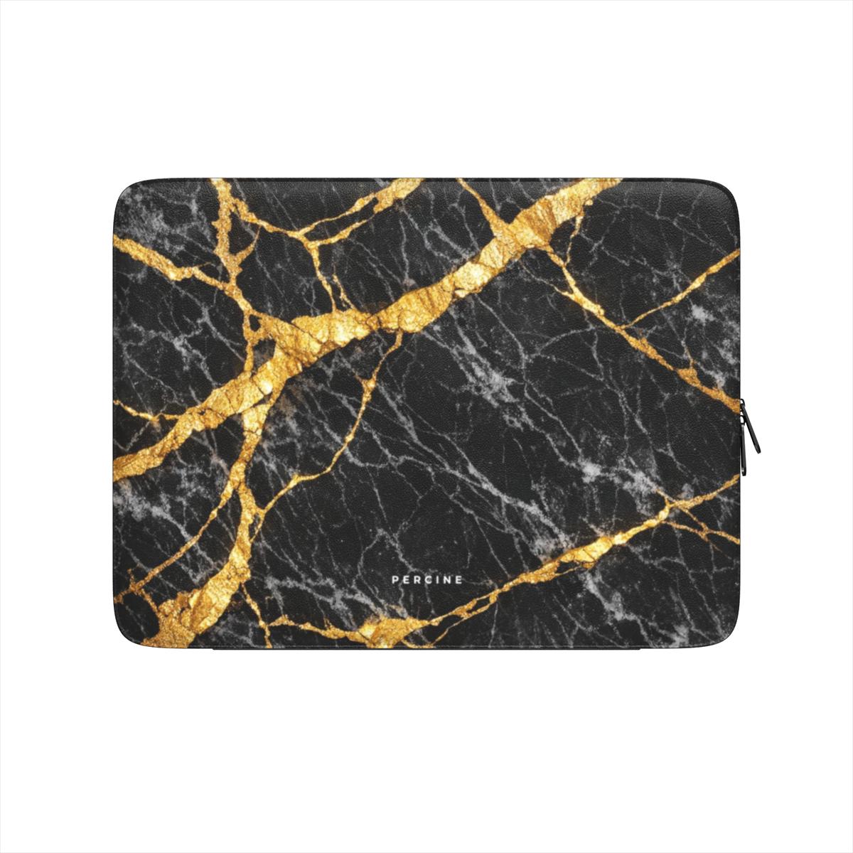 Golden Black Marble Macbook įmautė