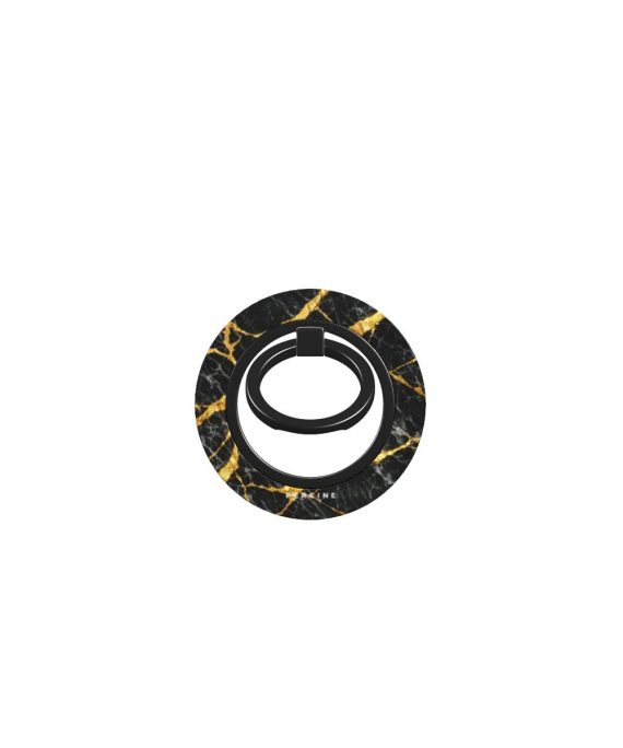 Golden Black Marble Telefono laikiklis