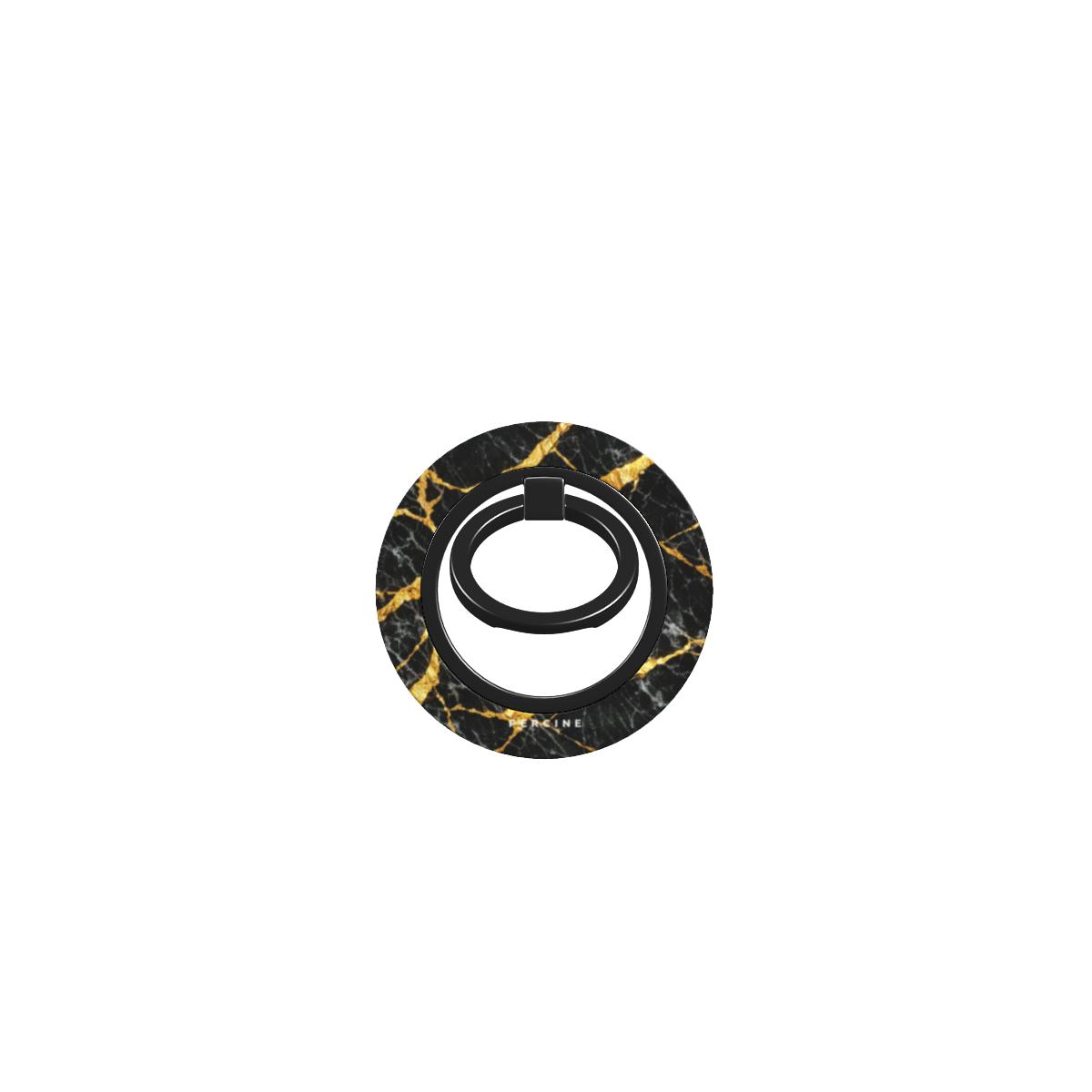 Golden Black Marble Telefono laikiklis