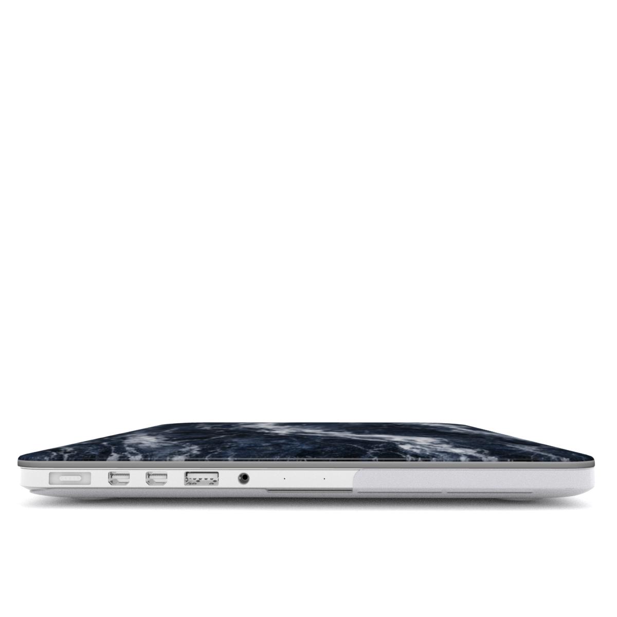 Dark Navy Blue Macbook dėklas - Image 2