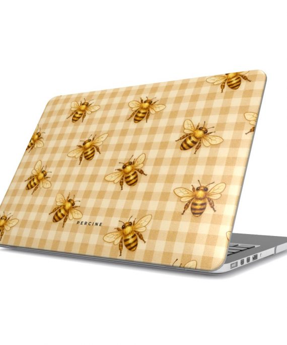 Golden HoneyBees Macbook dėklas
