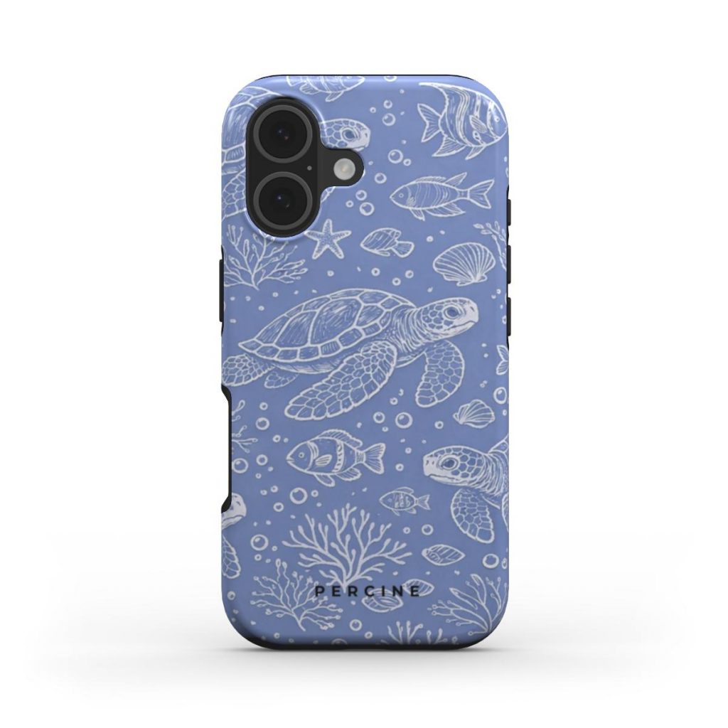 Blue Sea Turtle Telefono dėkliukas