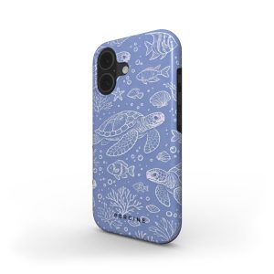 Blue Sea Turtle Telefono dėkliukas