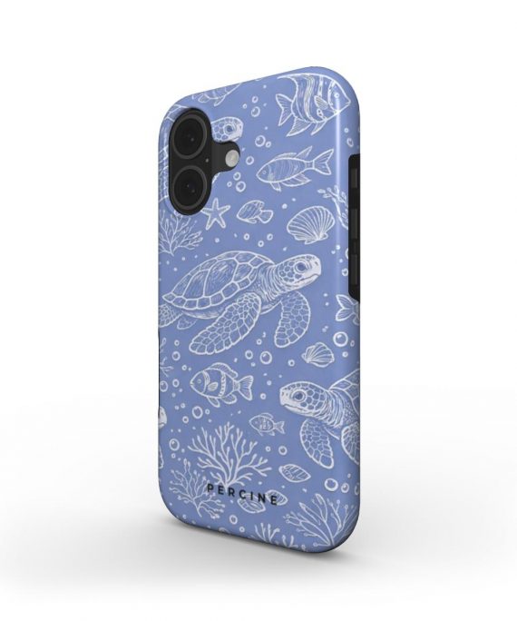 Blue Sea Turtle Telefono dėkliukas