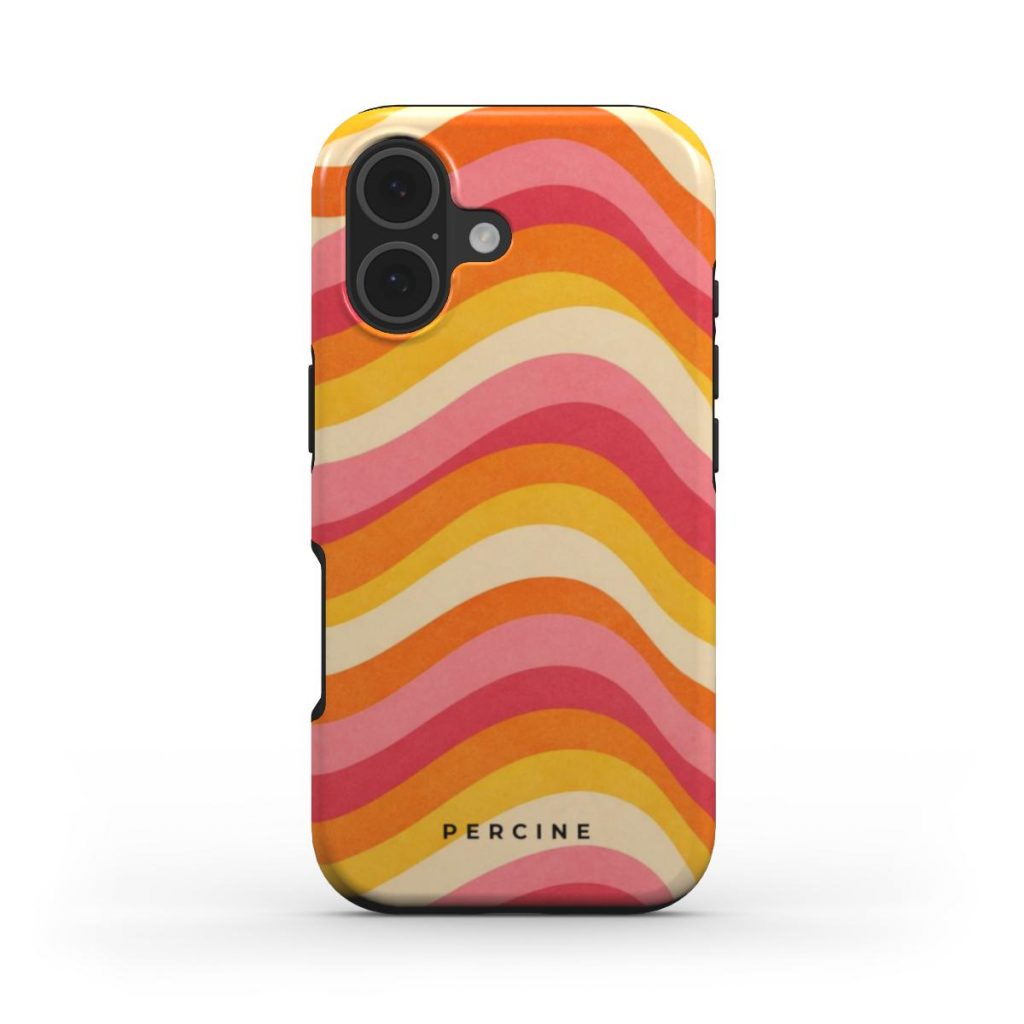 Wavy Pattern Telefono Dėkliukas