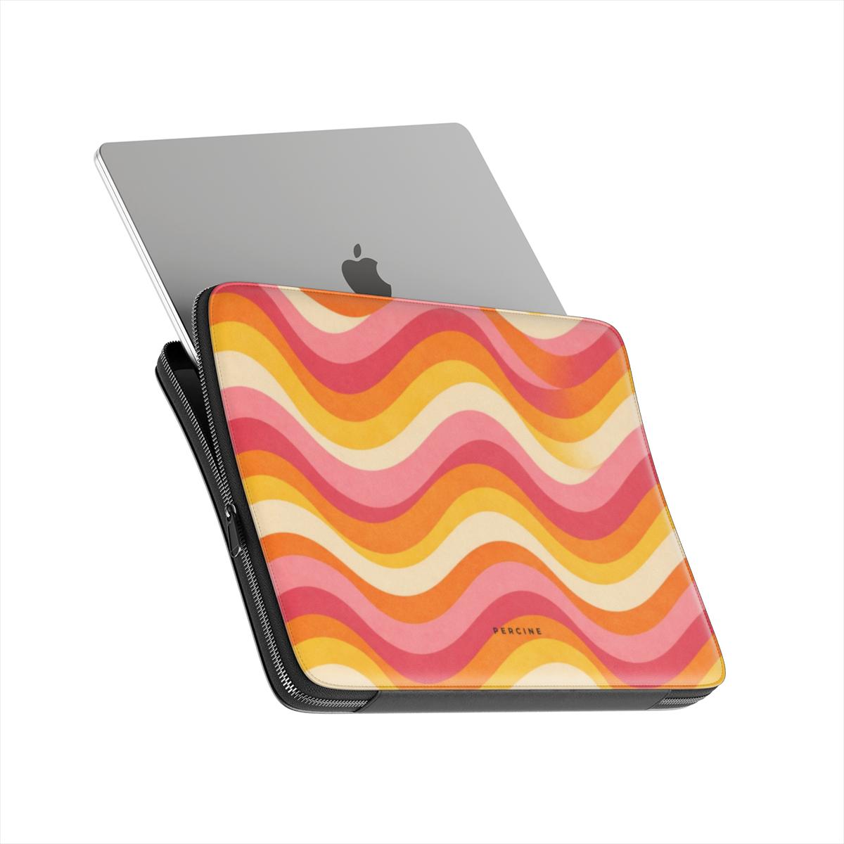 Wavy Pattern Macbook dėklas Įmautė - Image 4