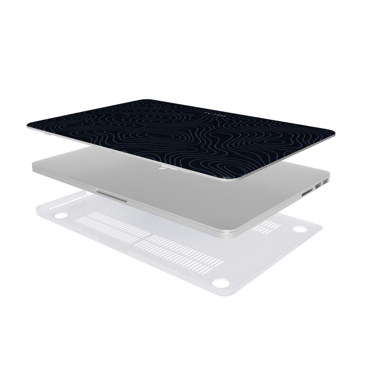 Dark Navy MacBook Dėklas - Image 3