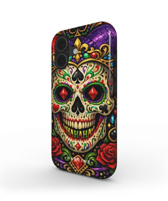 Skull Face Joker Telefono Dėkliukas