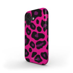 Purple Leopard Telefono Dėkliukas