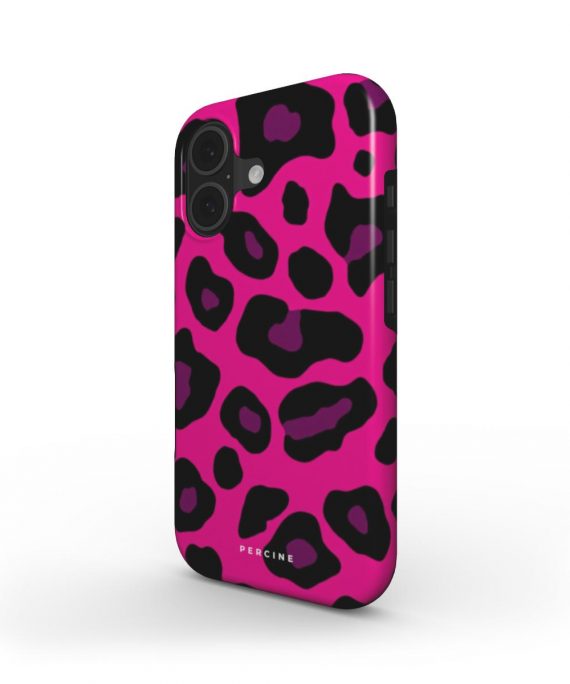 Purple Leopard Telefono Dėkliukas