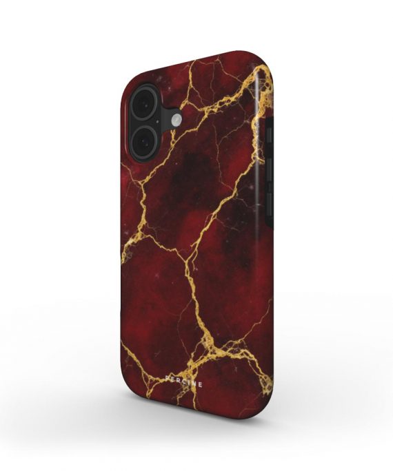 Deep Red Marble Telefono dėkliukas