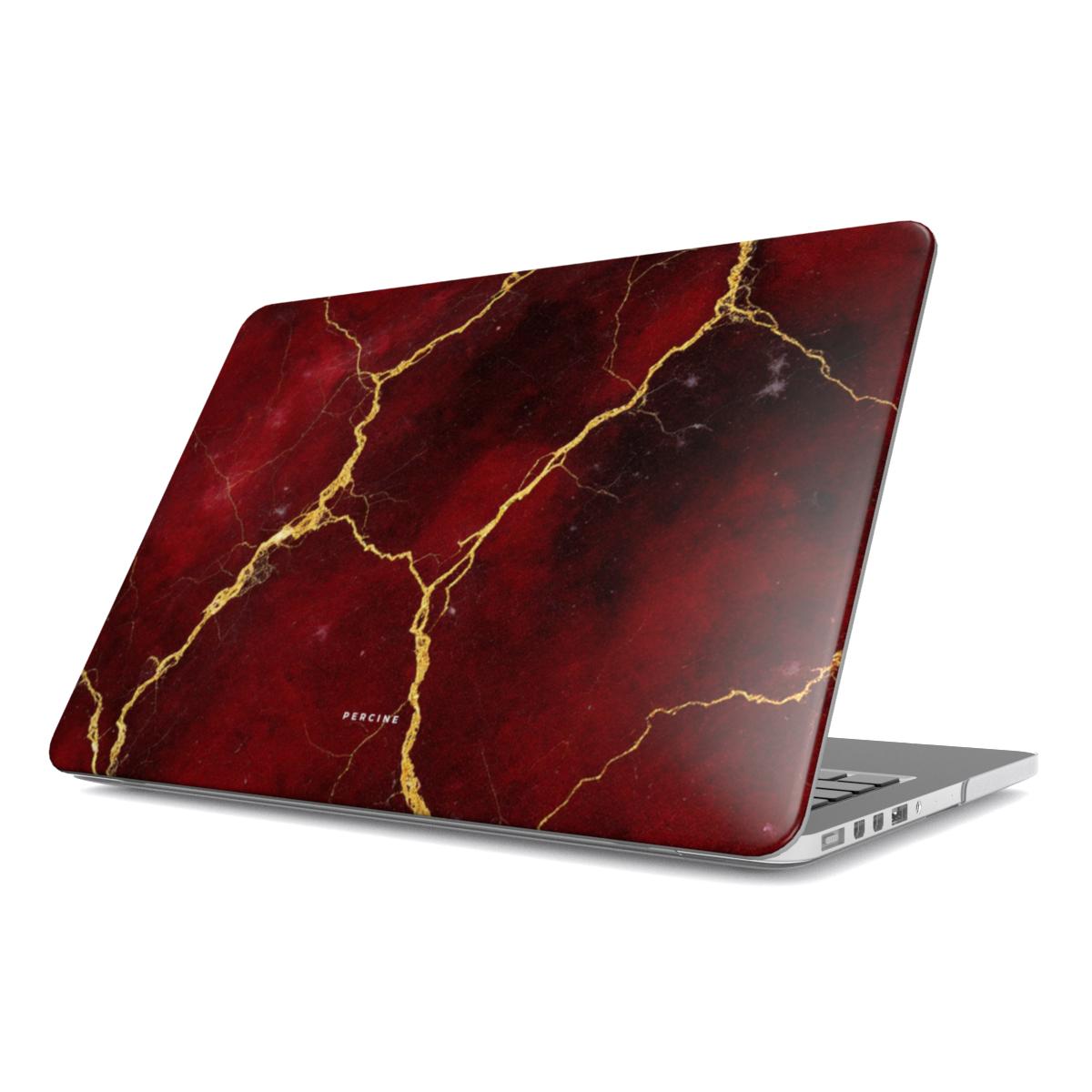 Deep Red Marble Macbook Dėklas