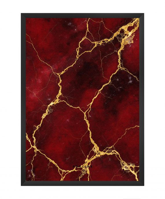 Deep Red Marble Paveikslas