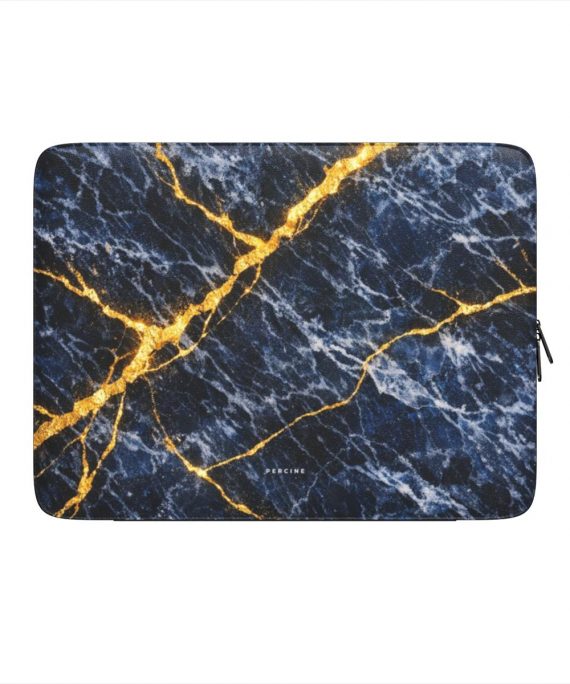 Midnight Marble Macbook Dėklas įmautė