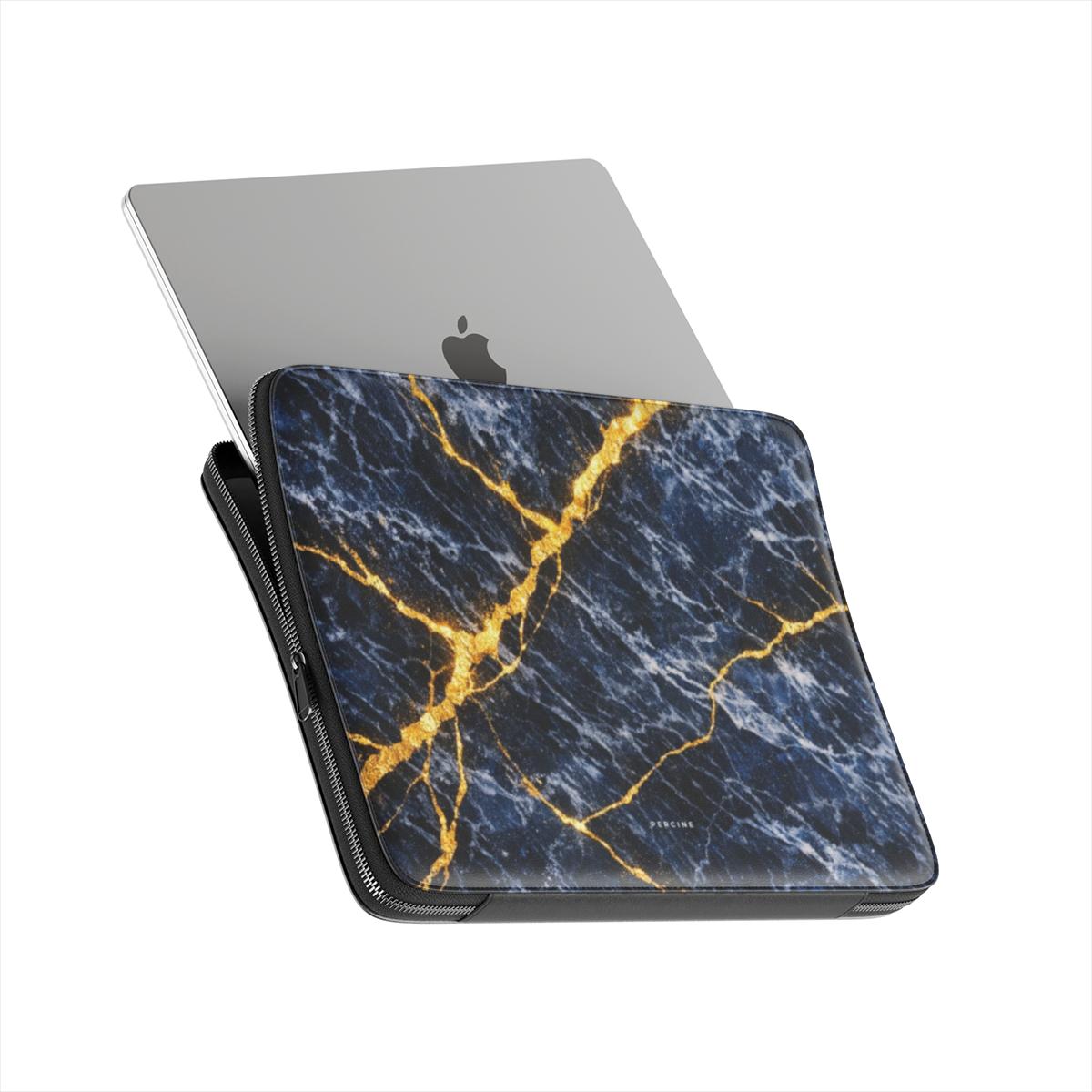 Midnight Marble Macbook Dėklas įmautė - Image 4