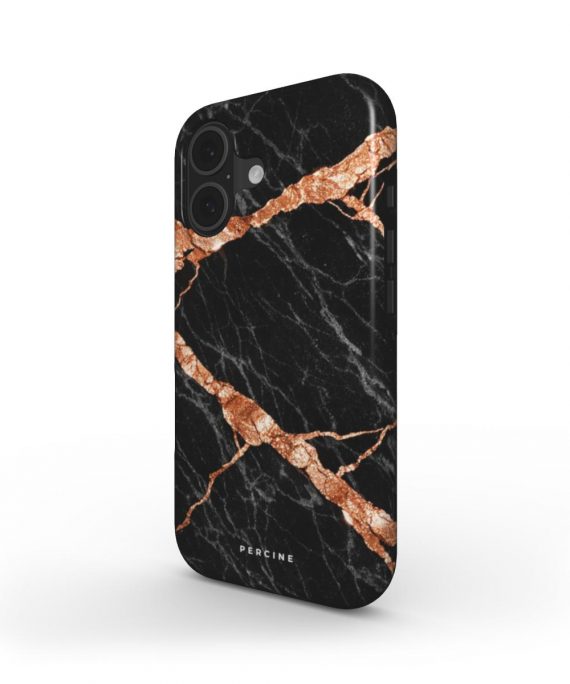 Rose Gold Marble Telefono Dėkliukas