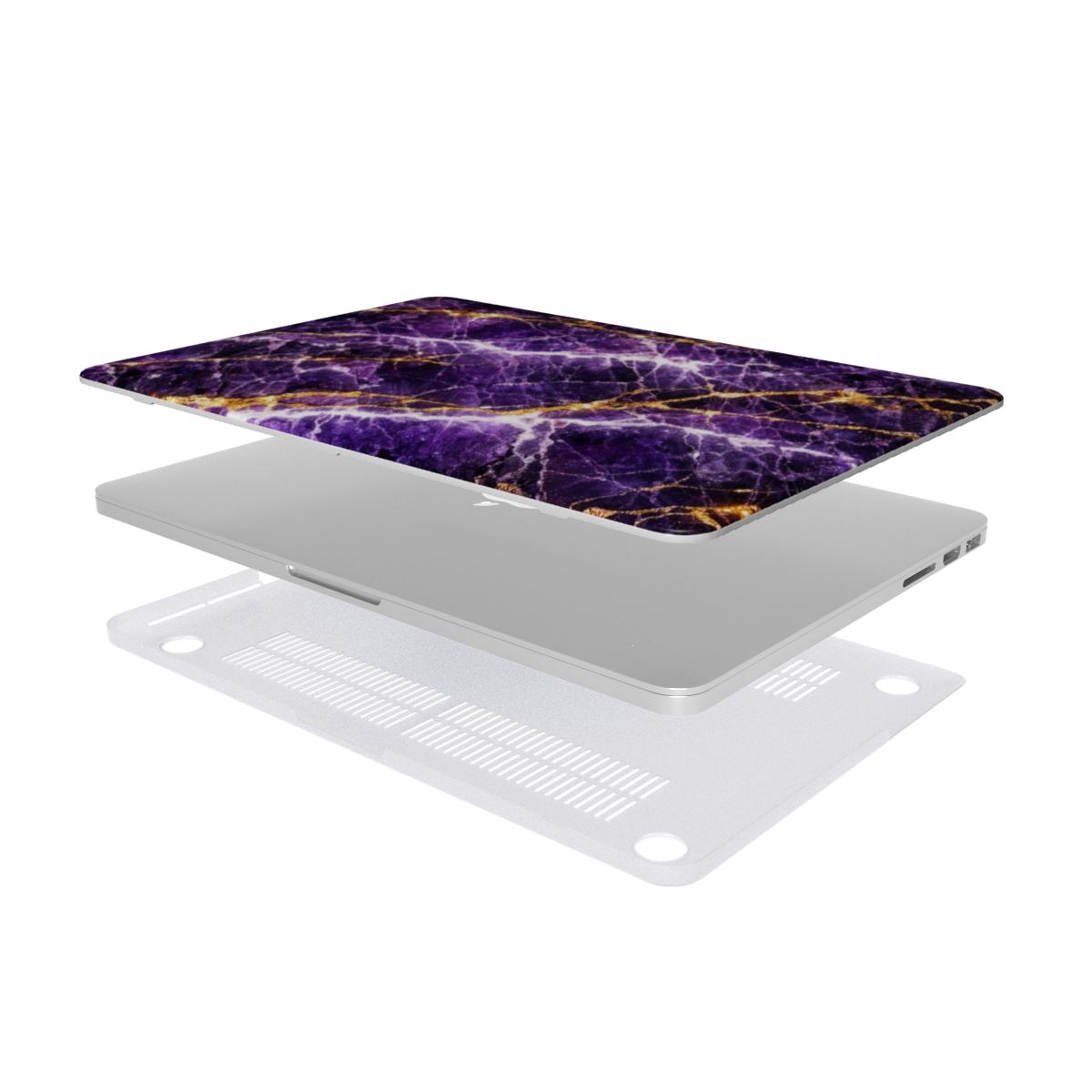 Dark Purple MacBook Dėklas - Image 3