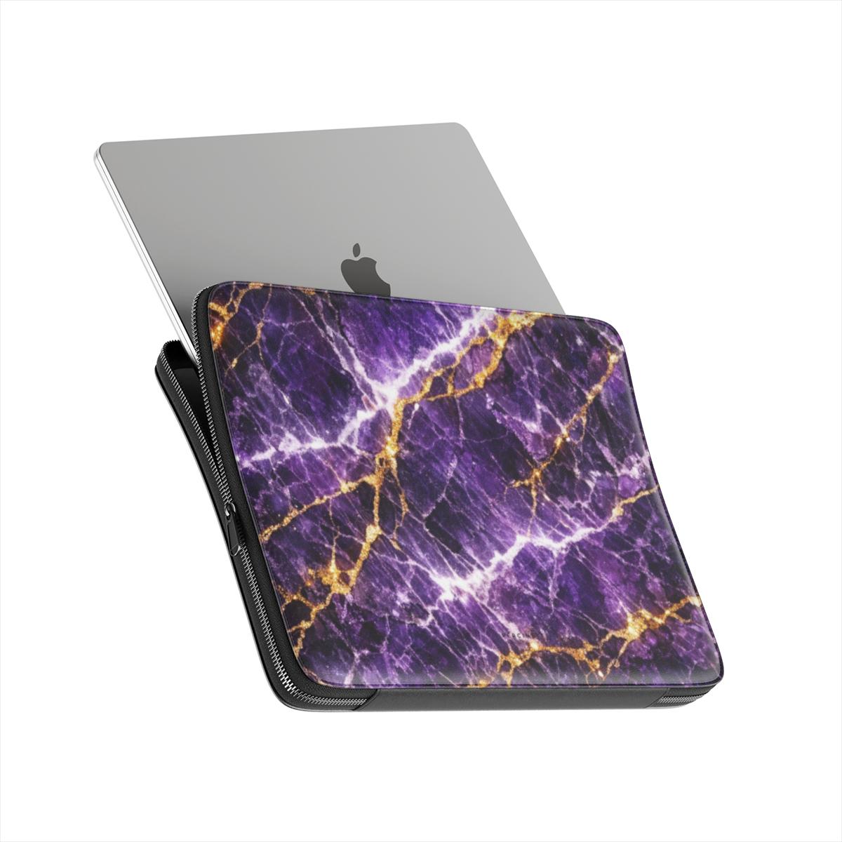 Dark Purple Macbook Dėklas Įmautė - Image 4