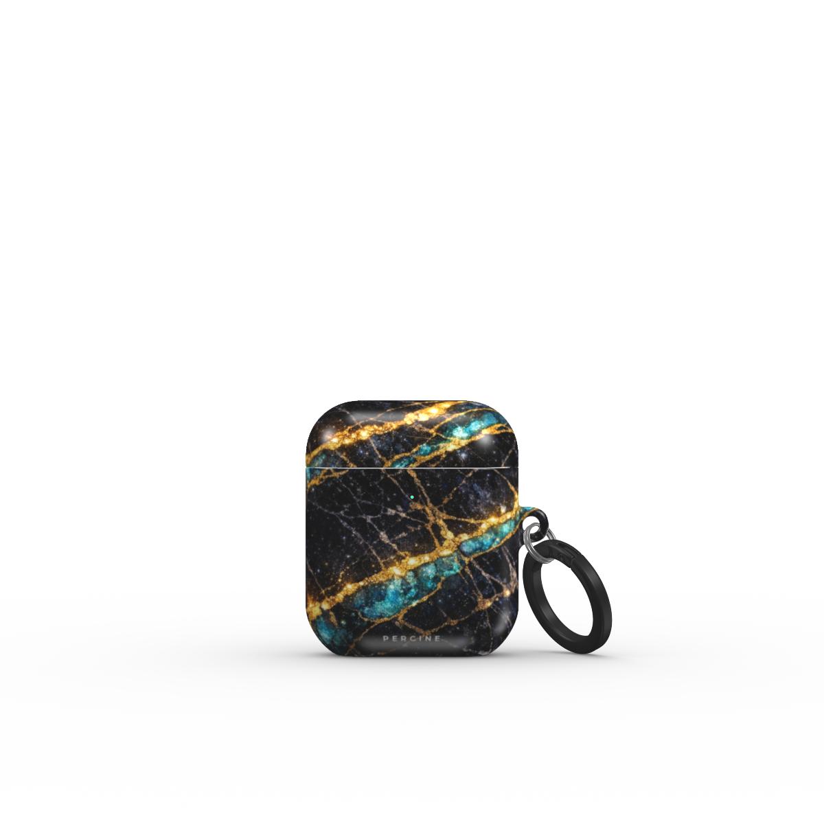 Dark Indigo Marble AirPods Dėkliikas - Image 2