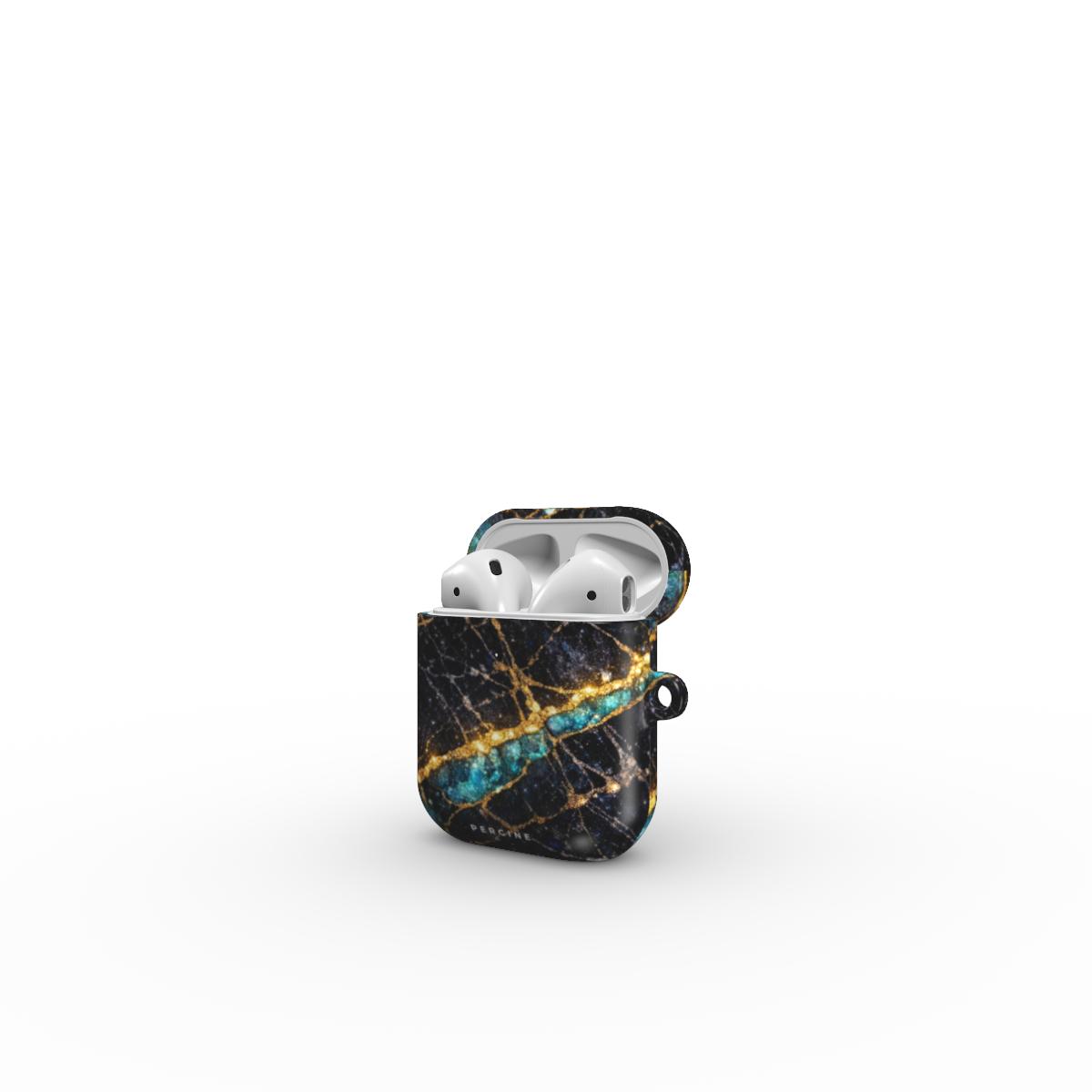 Dark Indigo Marble AirPods Dėkliikas