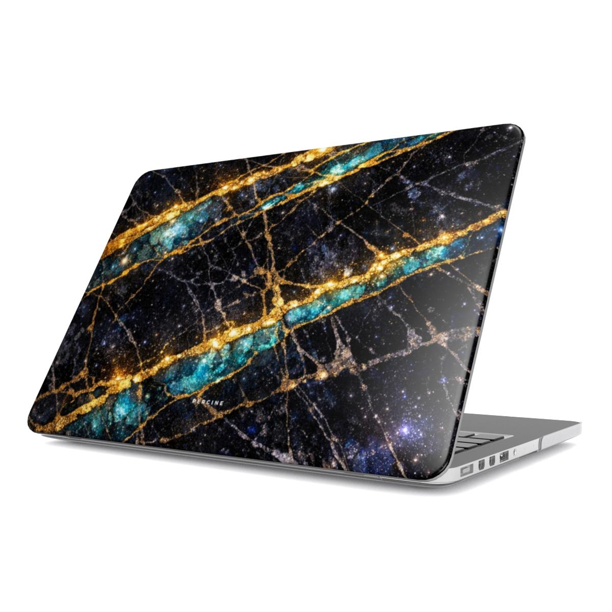 Dark Indigo Marble Macbook Dėklas