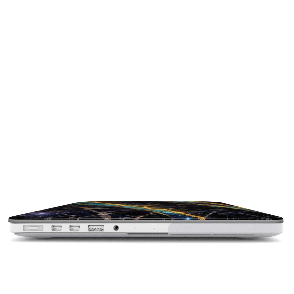 Dark Indigo Marble Macbook Dėklas - Image 2
