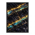 Dark Indigo Marble Paveikslas