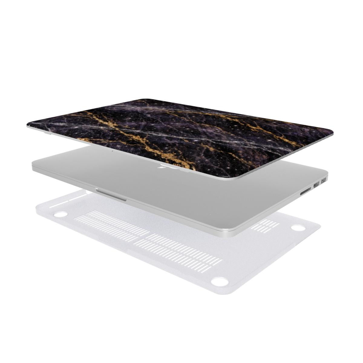Dark Cosmic Marble MacBook Dėklas - Image 3