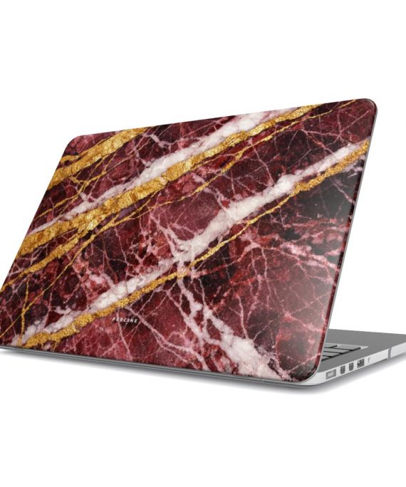 Dark Red Rose Marble MacBook Dėklas