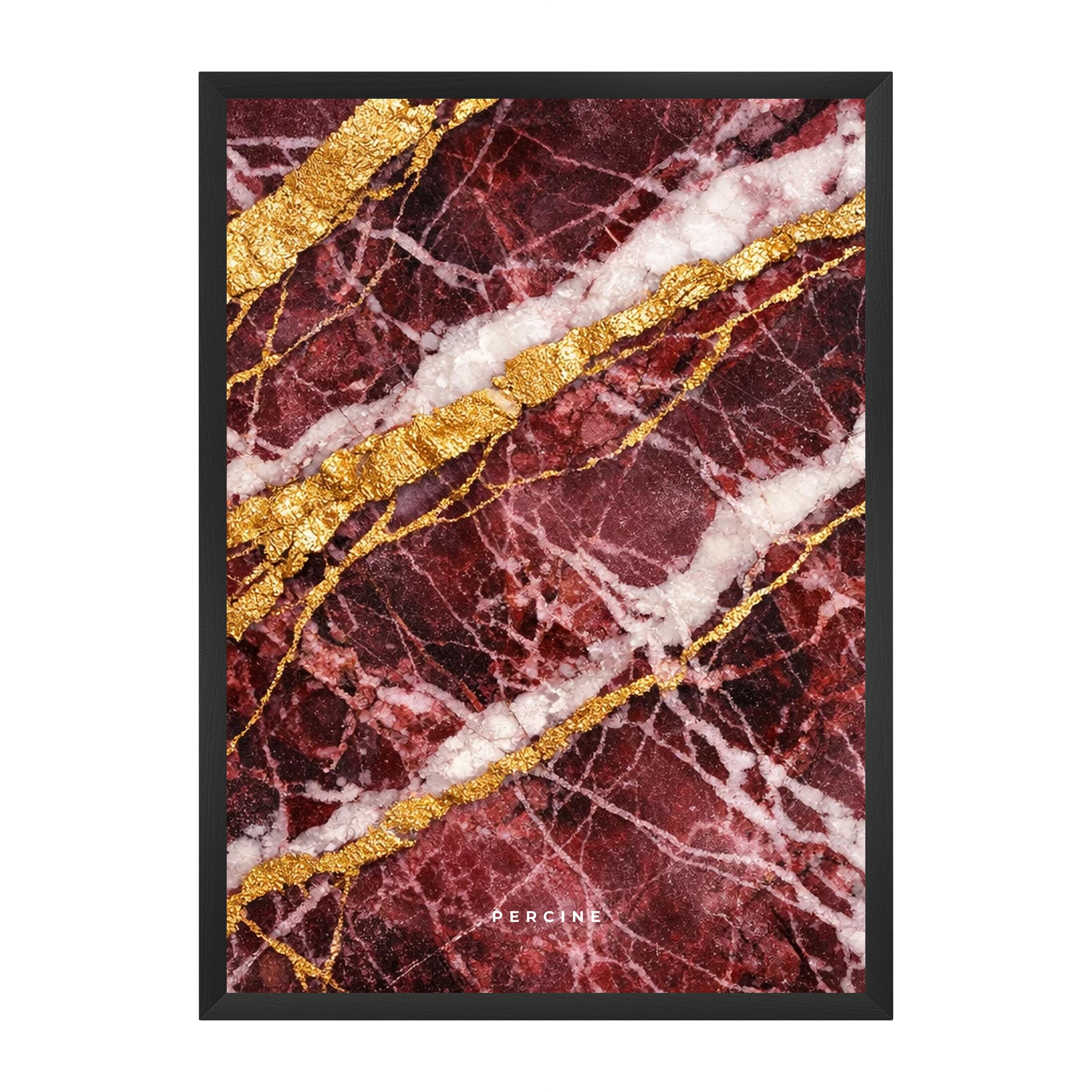 Dark Red Rose Marble Paveikslas