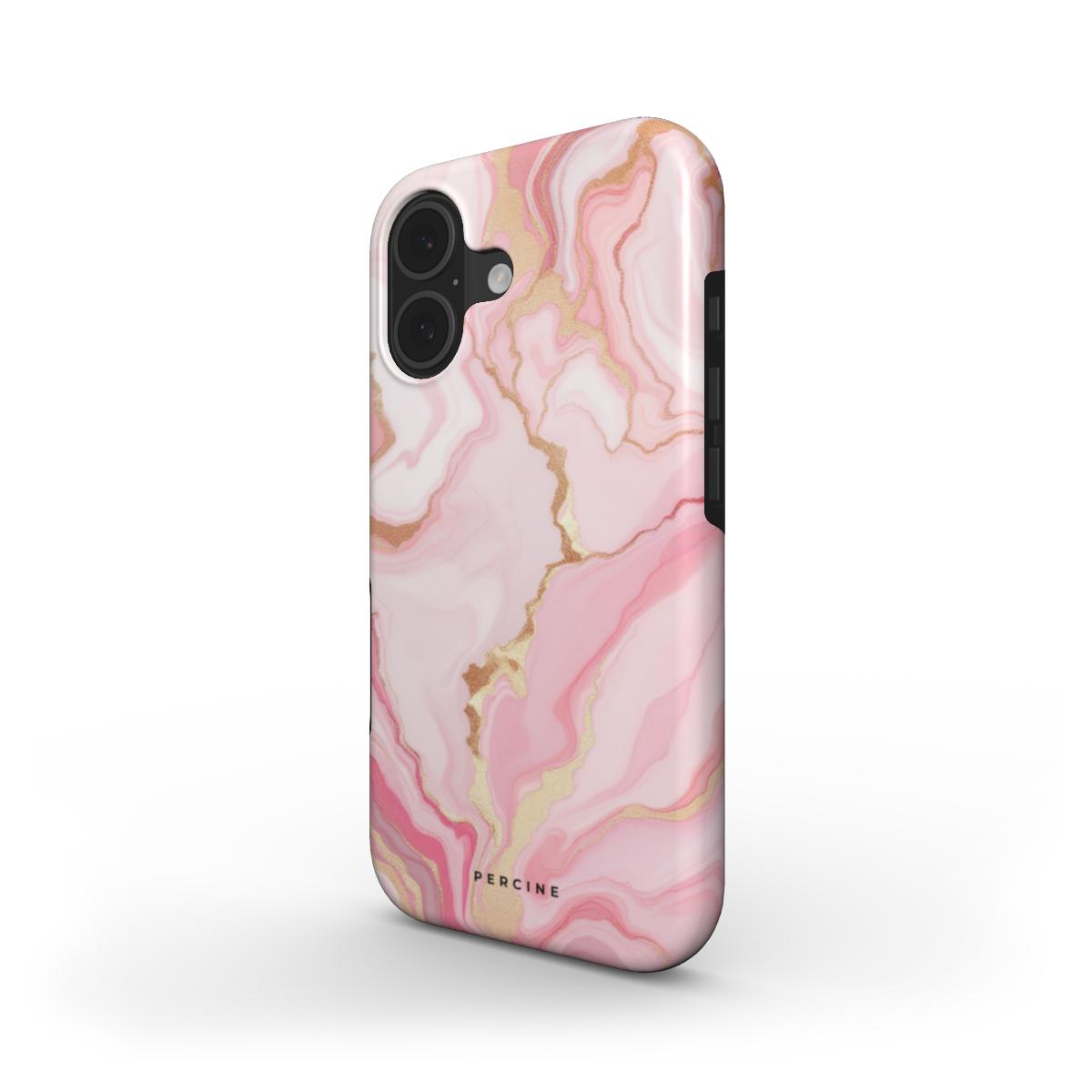Rose Gold Pink Marble Telefono dėkliukas